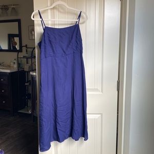 Royal blue Forever 21 Contemporary sleeveless mid-length dress